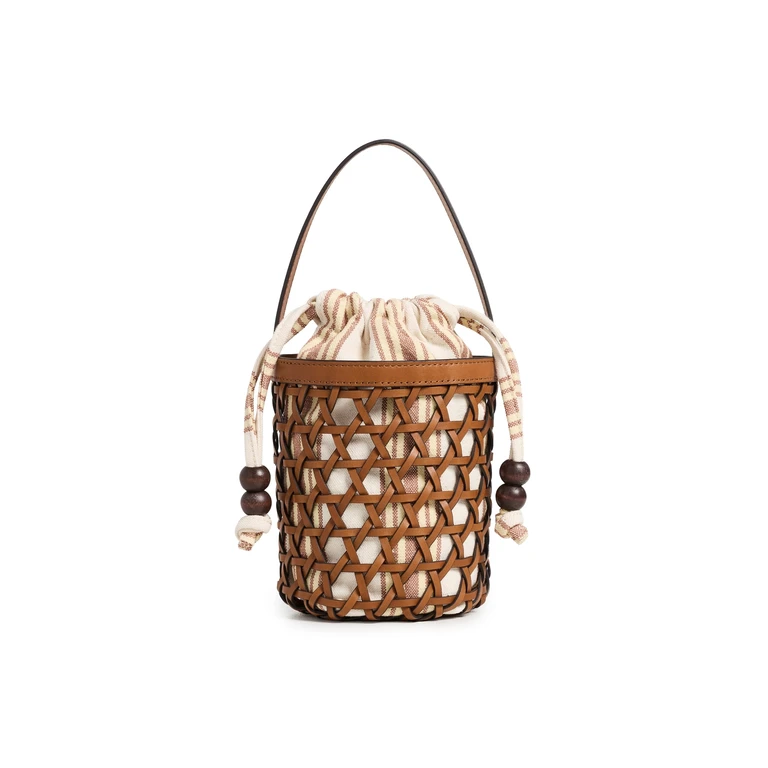 Loeffler Randall Laith Top Handle Bag Timber/Butter/Brown One Size