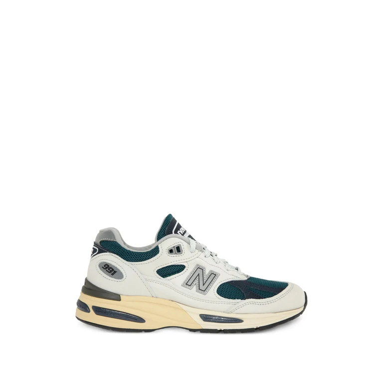 New Balance Made In UK 991v2 Panelled Leather Sneakers