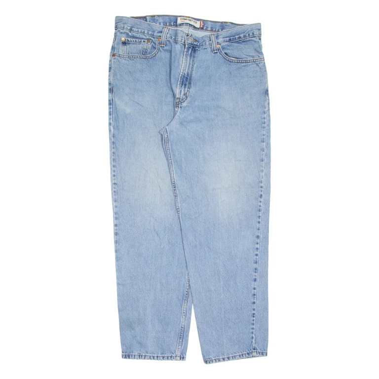 LEVI'S 560 Mens Jeans Blue Relaxed Tapered Stone Wash W38 L32