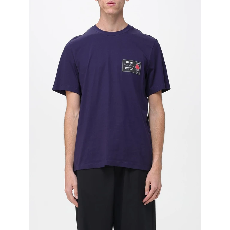 MSGM T-Shirt Men color Blue (2000MM11825779887)