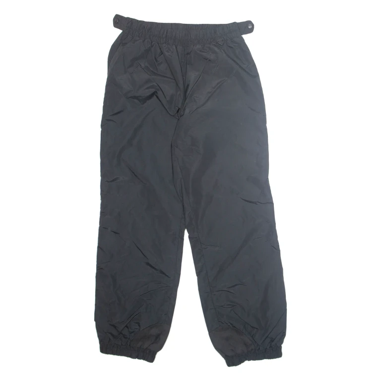 COLUMBIA Cargo Mens Trousers Black Loose Wide-Leg Nylon W26 L30