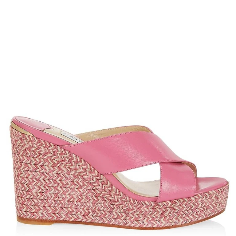 Dovina 100 Leather Wedge Sandals