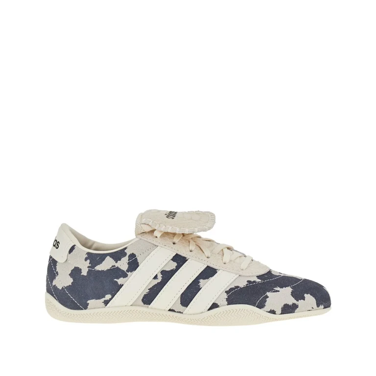 ADIDAS ORIGINALS Spotted suede leather Grand Court Lo sneakers Woman 3+