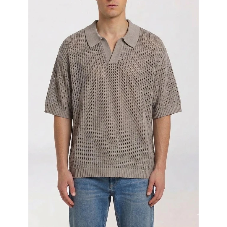 Polo Shirt Men color Kaki (MLM10072537)