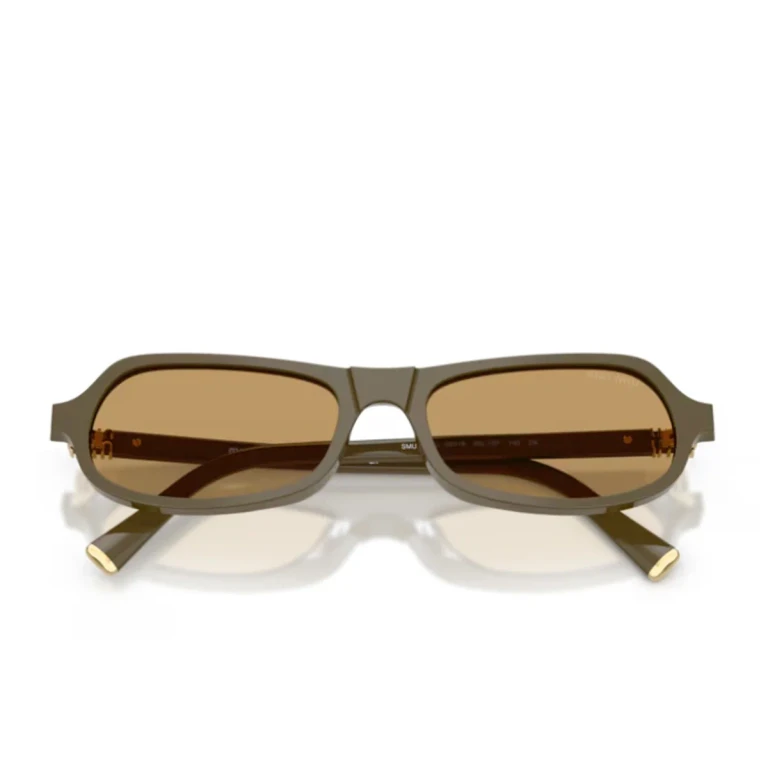Miu Miu Miu B10su Regard Verde Oliva Acetato Occhiali Da Sole