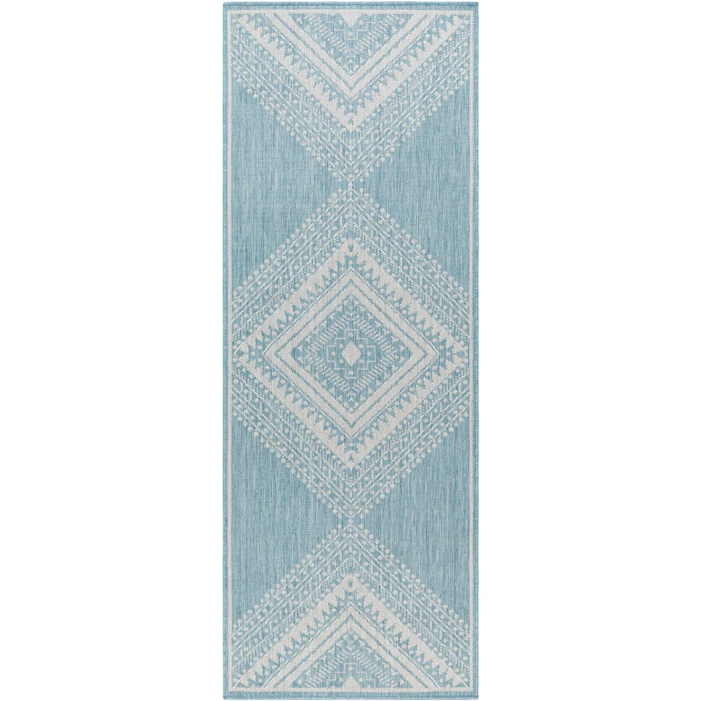 Deana Blue Outdoor Area Rug - Clearance