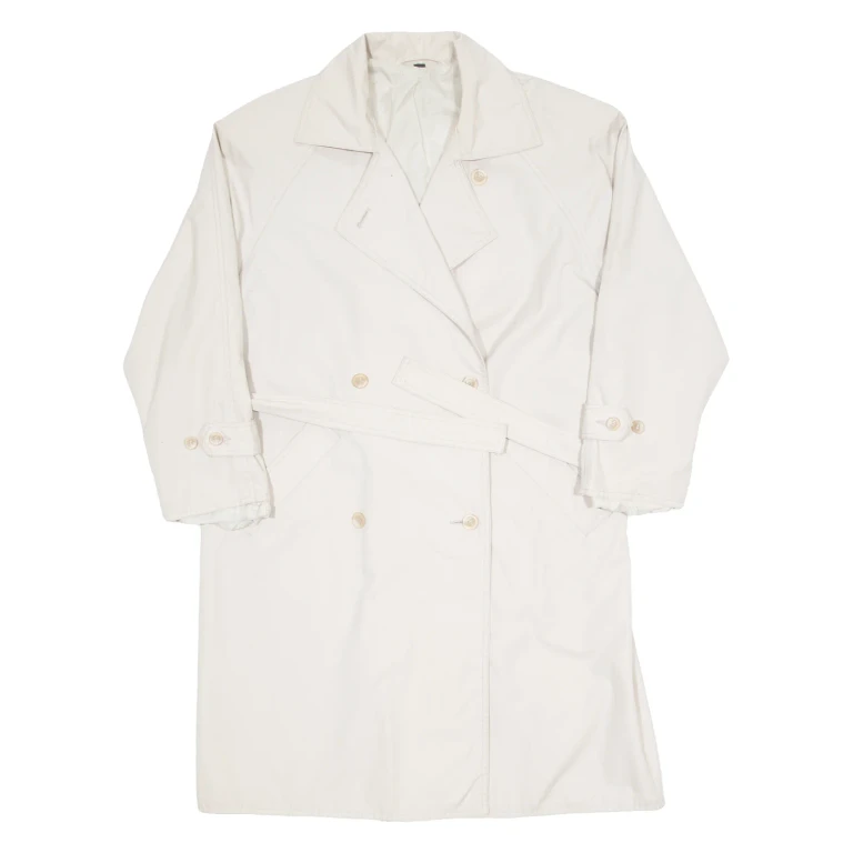 Belted Womens Trench Coat Beige M
