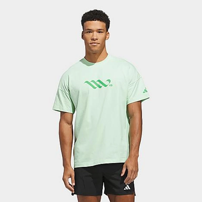 Men's LOVB Nebraska Volleyball Graphic T-Shirt in Semi Green Spark Size: Small