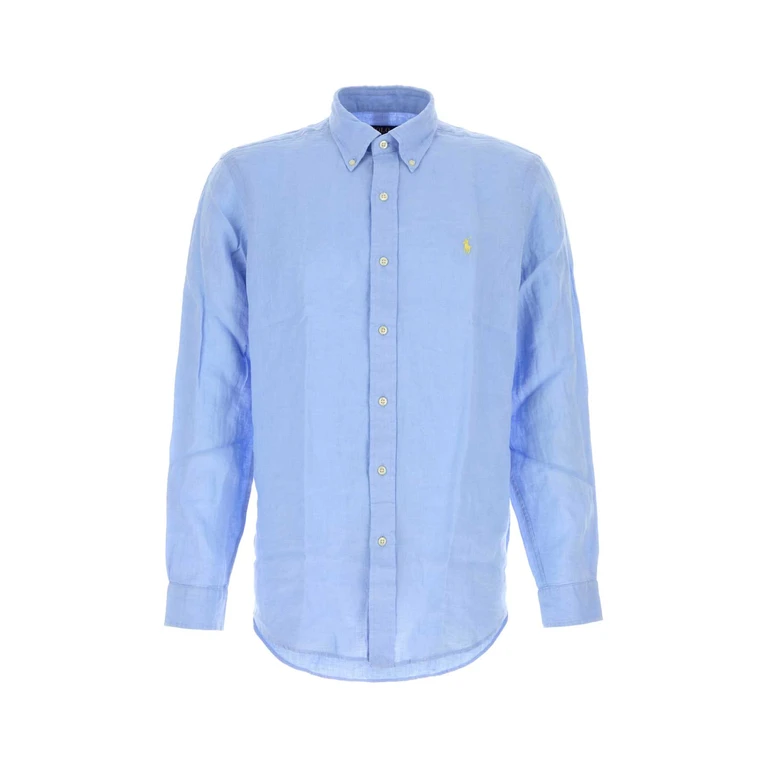 Polo Ralph Lauren Biscuit Linen Shirt Rlbrown Exterior: Camicie - Men