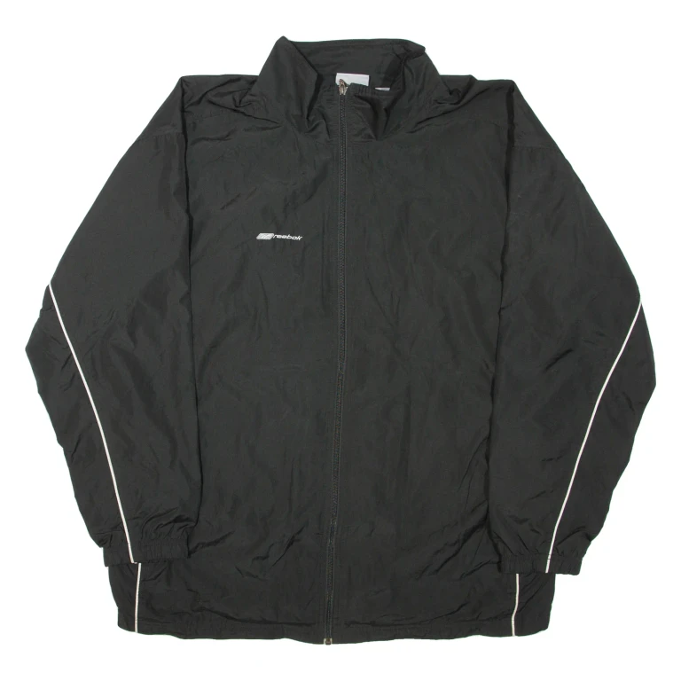 REEBOK Mens Track Jacket Green 2XL