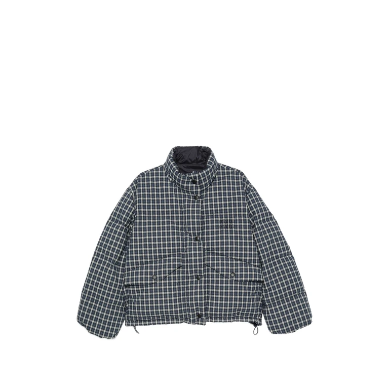 Check-pattern Reversible Jacket