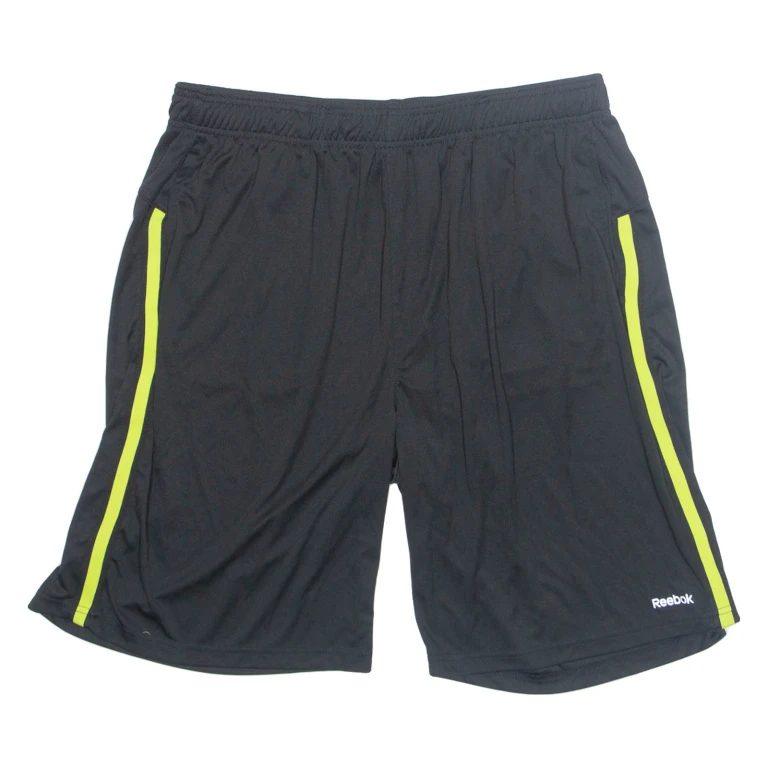 REEBOK Mens Sports Shorts Black 2XL W34