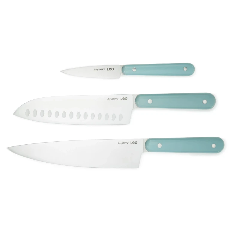 Leo Glints 3Pc Stainless Steel Cutlery Set, Slate