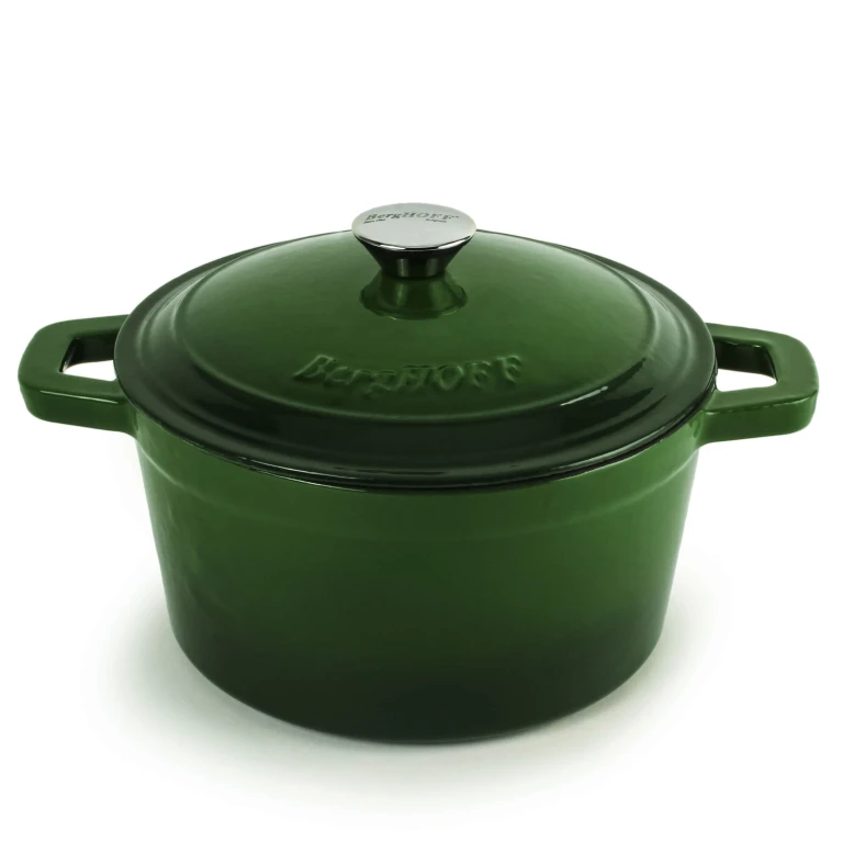 Neo Cast Iron 7qt. Round Dutch Oven 11" with Lid, Green