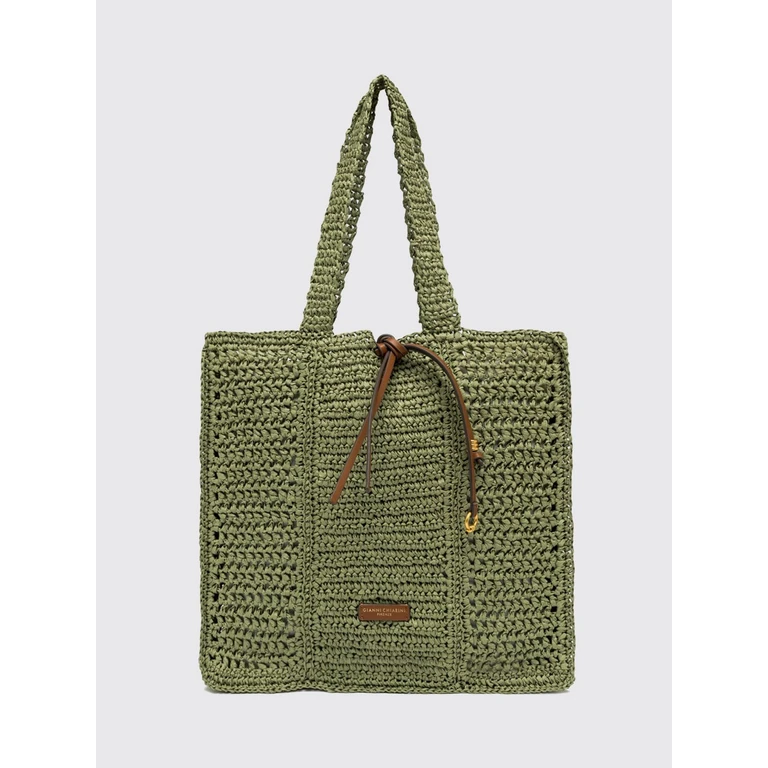 Shoulder Bag Woman color Green (BS11955COMMSTRCRCH11730)