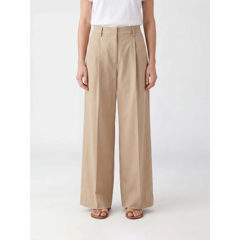 Pants Woman color Beige (14571MYPANTS00020)