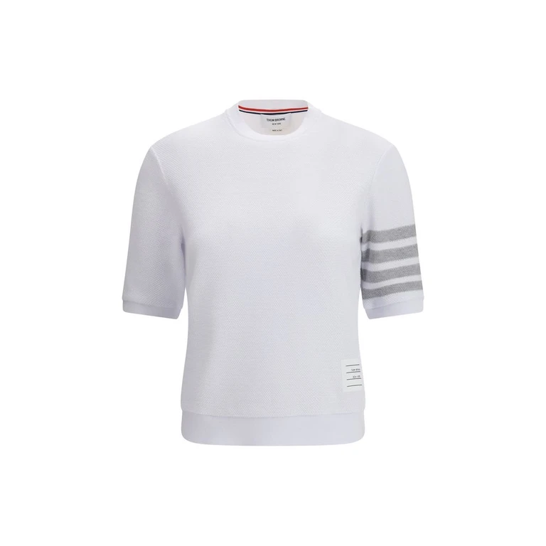Thom Browne White Cotton Sportswear Clothing - Women