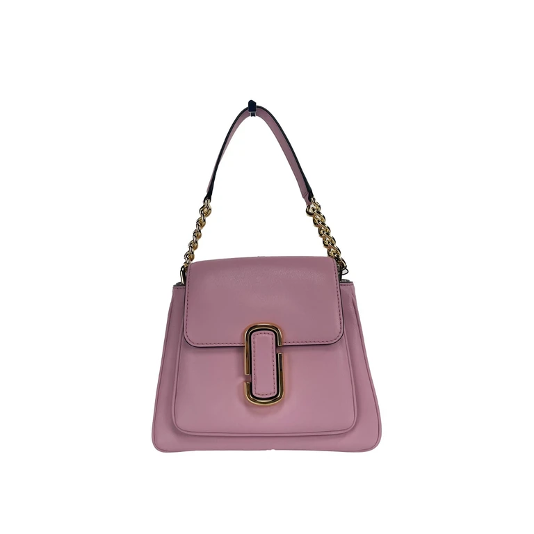 Marc Jacobs The J Mini Chain Satchel Bag Crossbody Gold Leather - Women
