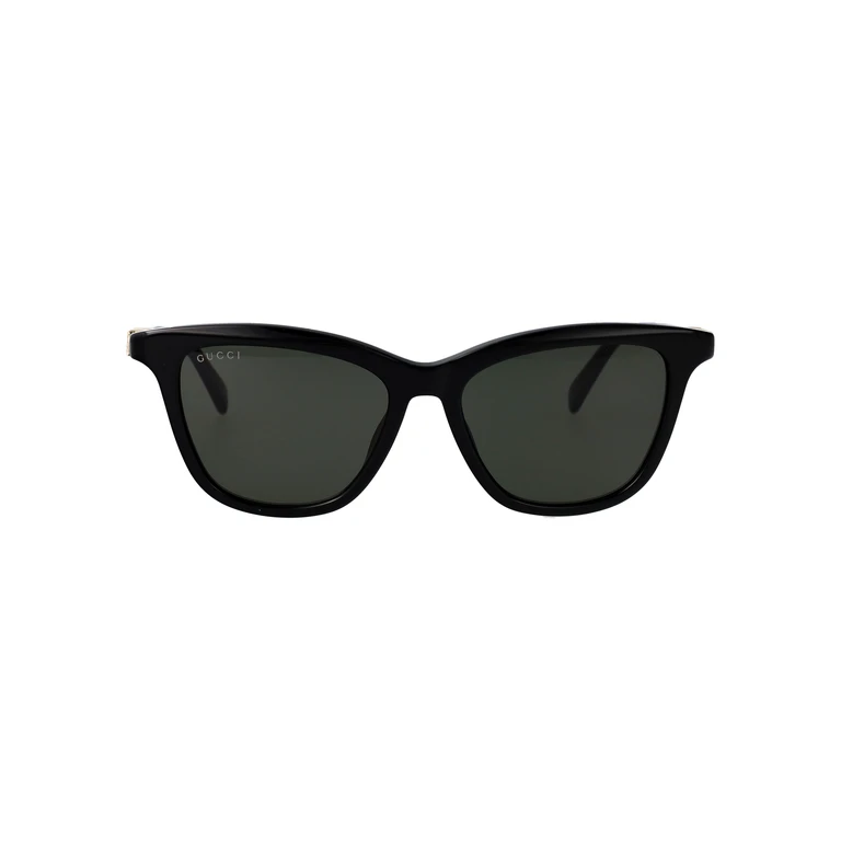 Gucci Gg2032s 006 Black-black-grey Acetate Sunglasses - Women