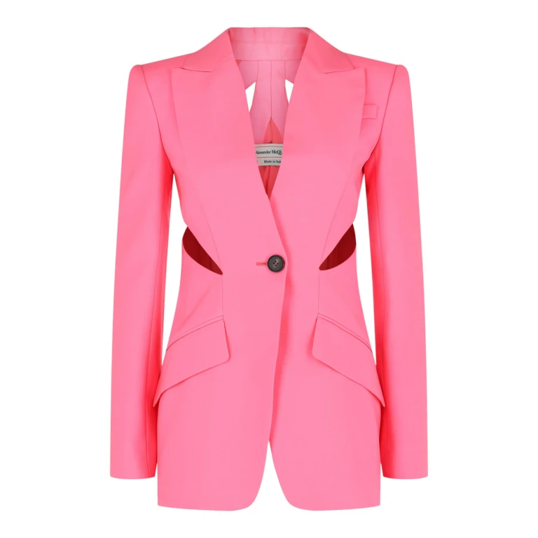 Slashed Single-Breasted Blazer