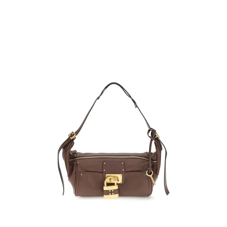 Chloé Brown Calf Leather Bos Taurus Shoulder Bag - Women (CHCH26AS809P7527MBB)