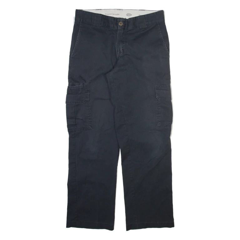 DICKIES Cargo Mens Trousers Grey Regular Straight W30 L30