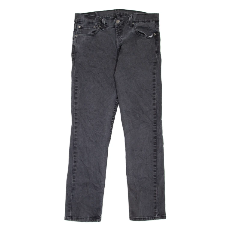 LEVI'S 511 Jeans Mens Grey Slim Straight W30 L30