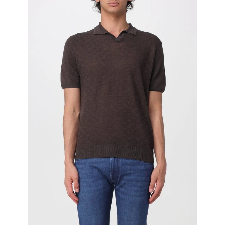 Linen Knit Polo Shirt (27M5702725135030)