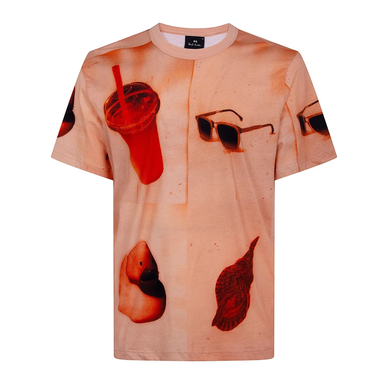 PS PAUL SMITH Mens Casual Fit Short Sleeves T Shirt