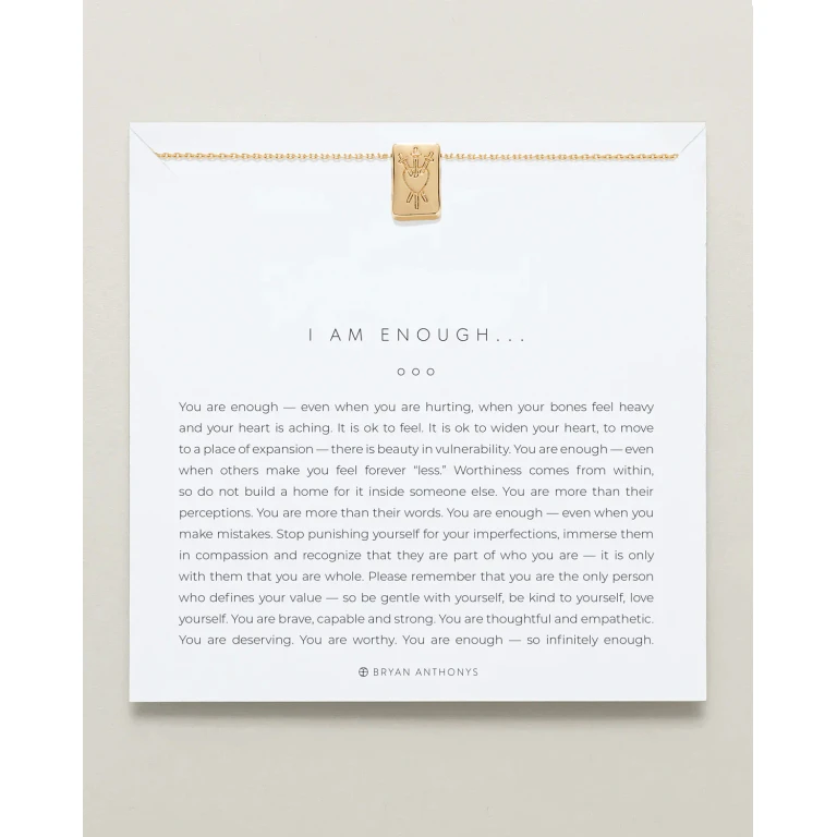 I Am Enough Icon Necklace