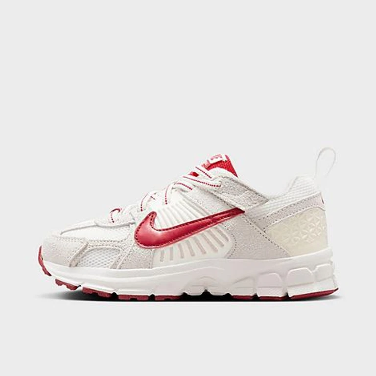 Nike Little Kids Vomero 5 SE Stretch Lace Casual Shoes in Sail/Team Crimson/University Red Size: 1.0