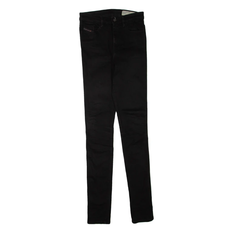 DIESEL Womens Jeans Black Regular Skinny W26 L32