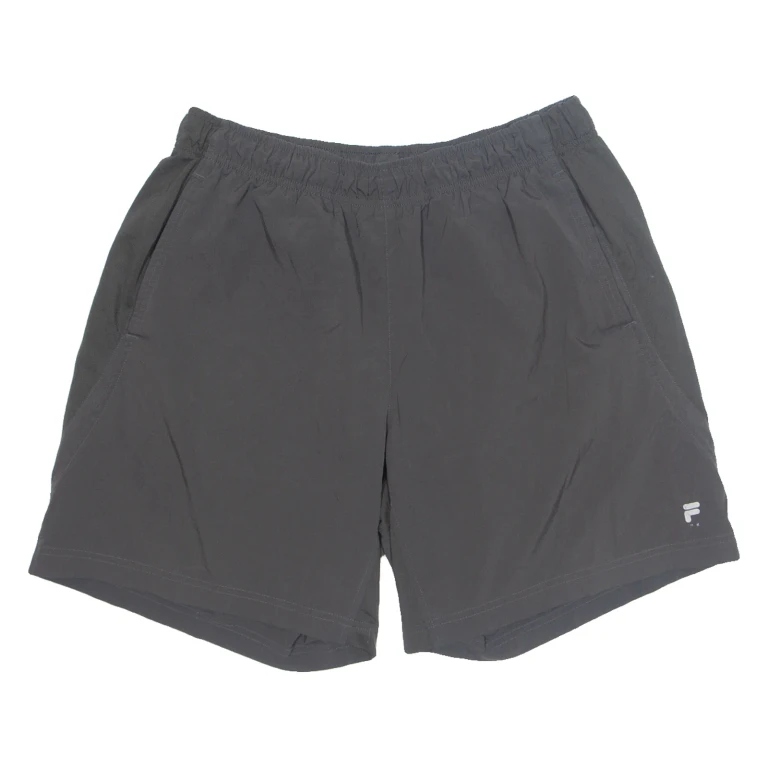 FILA Mens Sports Shorts Grey Relaxed XL W32