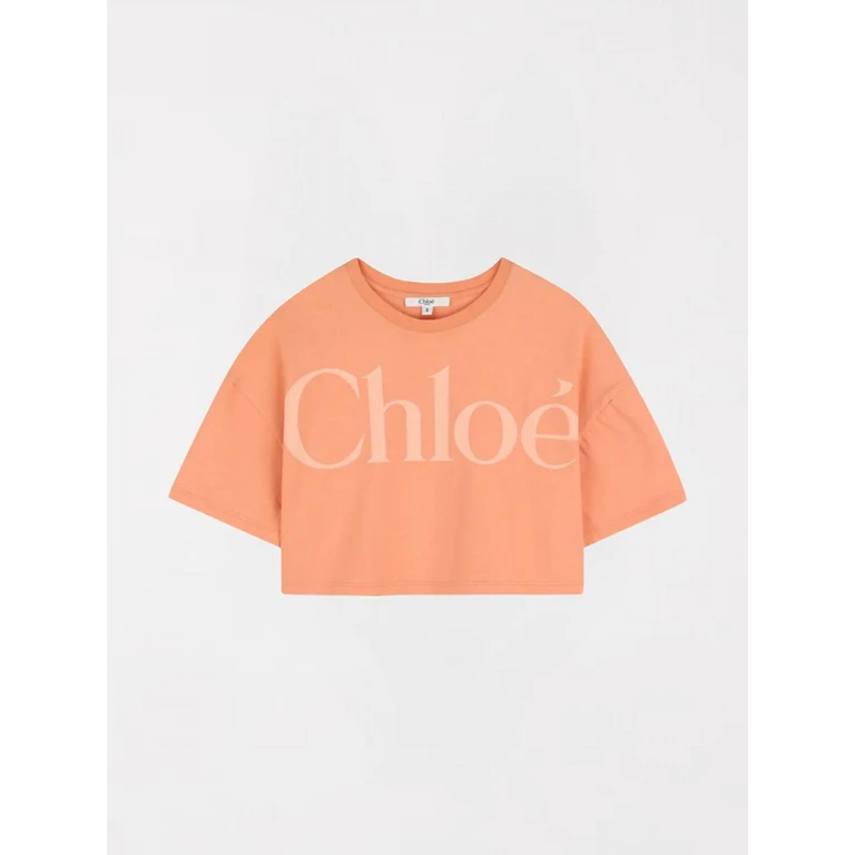 CHLOÉ T-Shirt Kids color Apricot (C2085943A)