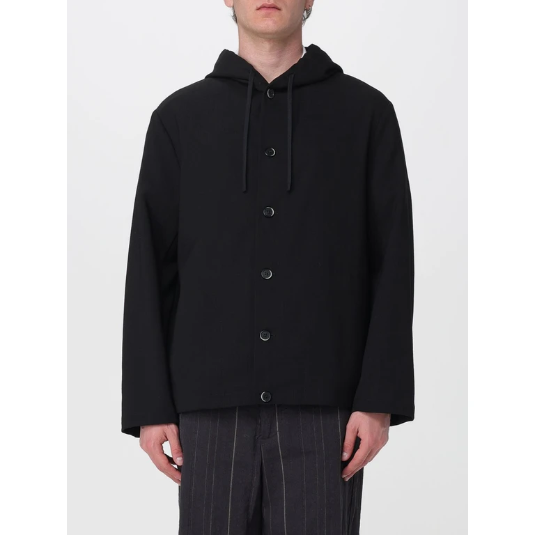Virgin Wool Hooded Jacket (OSU54250516590)