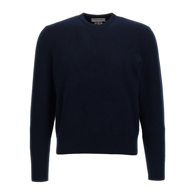 Thom Browne Midnight Blue Wool Sweater