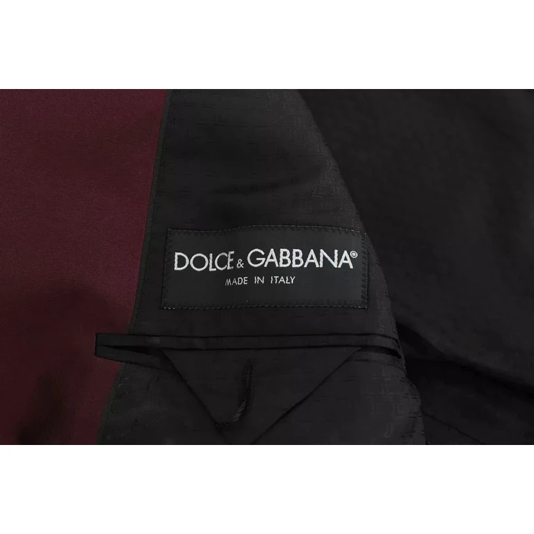 Dolce & Gabbana Multicolor Striped Runway 3 Piece Slim Fit Vest Suit Nylon - Men