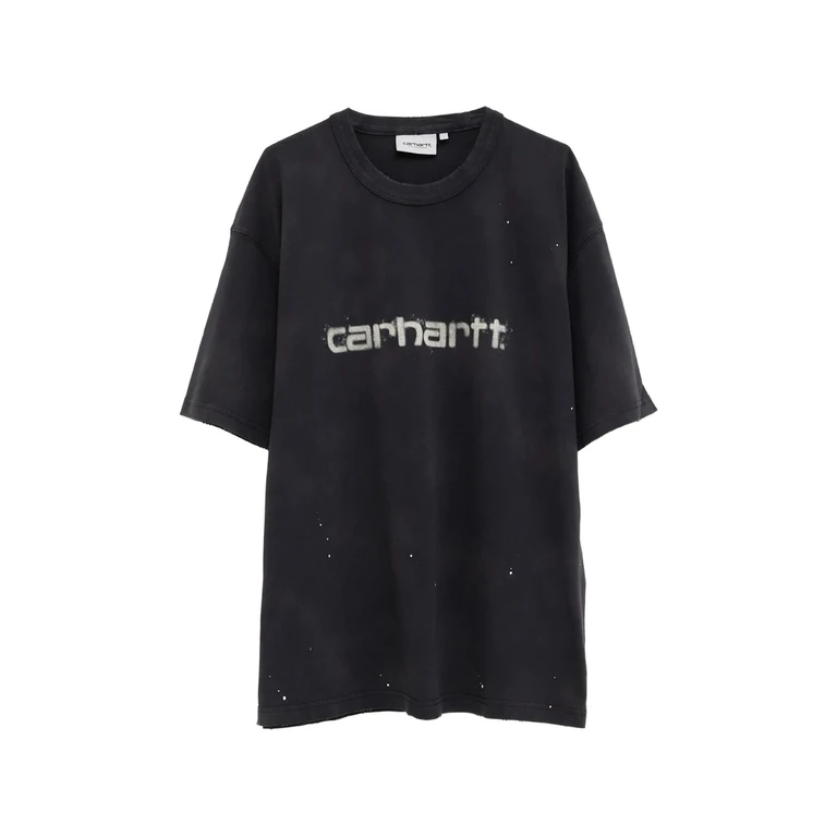 Carhartt Logo-print Paint-splatter T-shirt