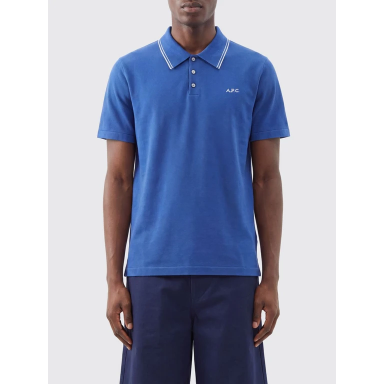 A. P.C. Polo Shirt Men color Blue (COEZJH23503IAA)