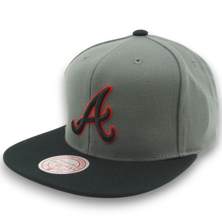 Men's MLB Storm Front Snapback Braves Snapback Caps