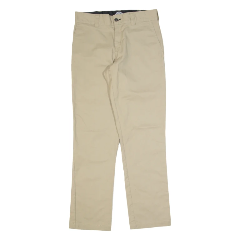 DICKIES Skateboarding Workwear Mens Trousers Beige Regular Straight W30 L32