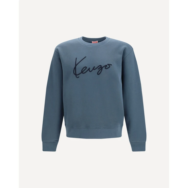 KENZO Kenzo signature embroidered cotton Sweatshirt Male XL