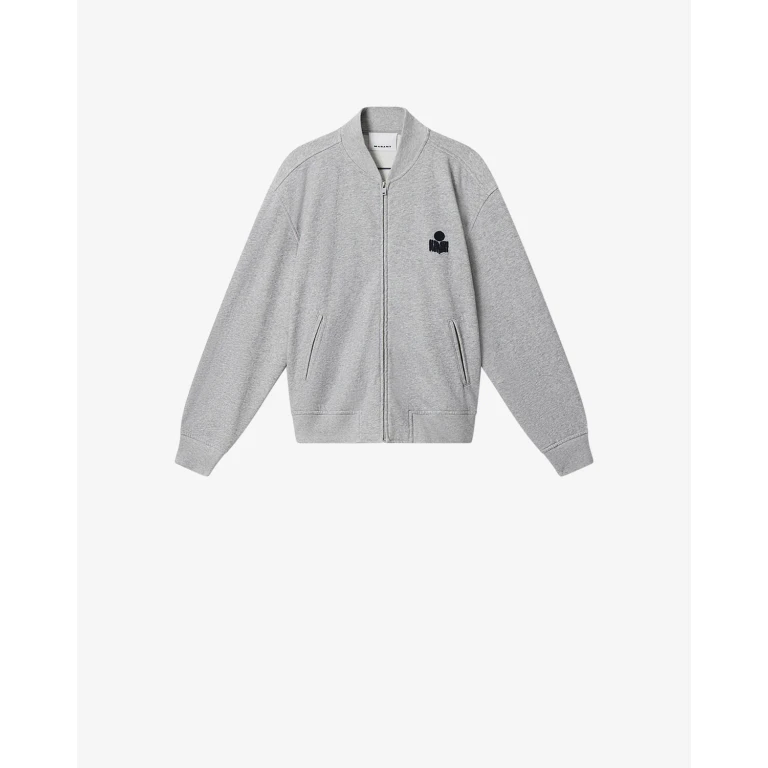 Sweat à capuche zippé en coton