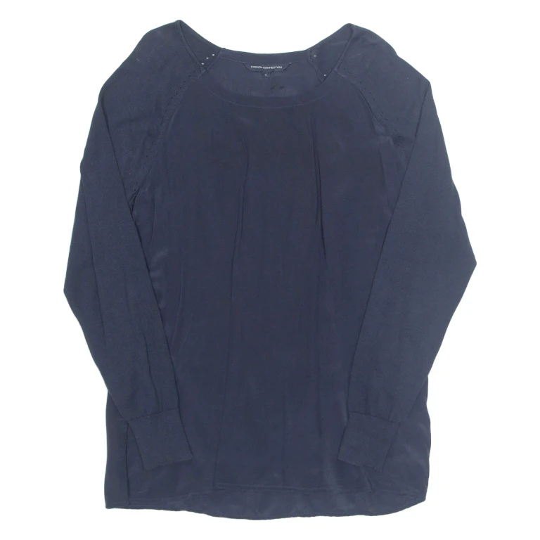 FRENCH CONNECTION Womens Top Blue Long Sleeve XL