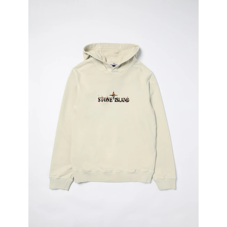 STONE ISLAND JUNIOR Sweater Kids color Yellow Cream (811662221V0097)
