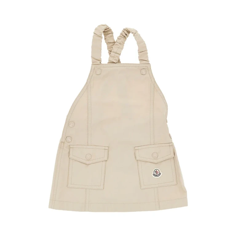 Moncler Mini-Kleid aus Baumwollmischgewebe für Babys 9-12M
