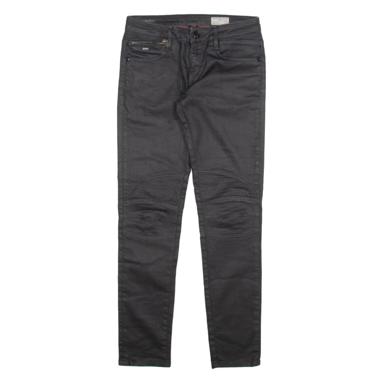 HILFIGER DENIM Womens Jeans Black Slim Skinny W27 L30