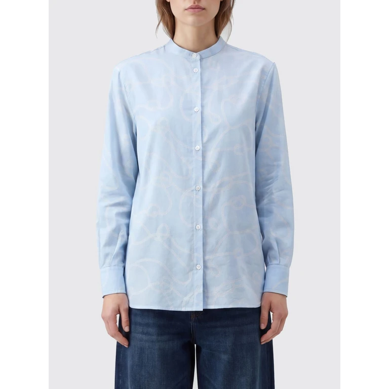 Shirt Woman color Blue (CFWWSI2017FRUT533131212)