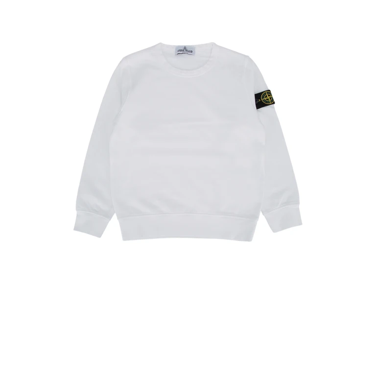 Stone Island Kids Sweatshirt White Felpe