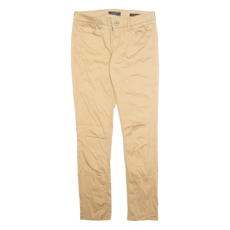 GUESS Womens Jeans Beige Regular Skinny W29 L31